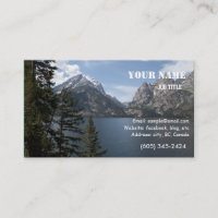 Carte de profil photographique du parc national de