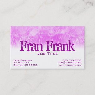 Visite Carte de profil Pink Grunge
