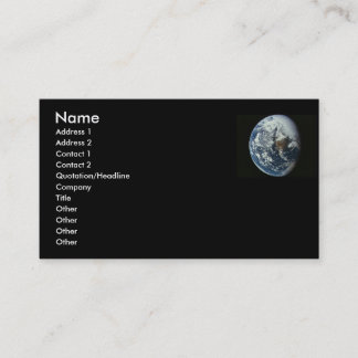 Visite Carte de profil Planète Terre