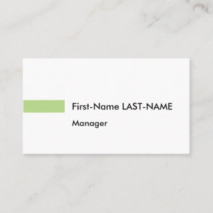 Visite Carte de profil professionnelle simple