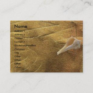 Visite Carte de profil Sea Shell