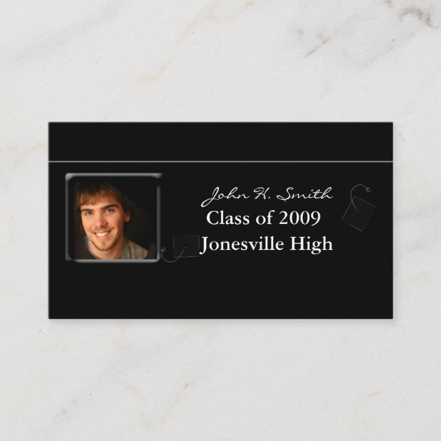 Visite Carte de profil senior avec vos photos (Devant)