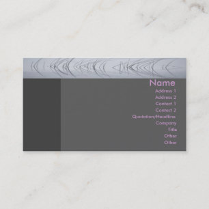 Visite Carte de profil silencieuse