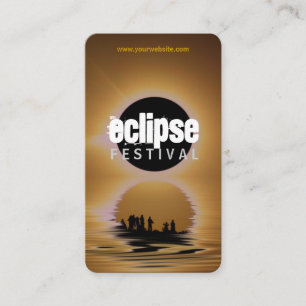 Visite Carte de profil Silhouette Eclipse Festival