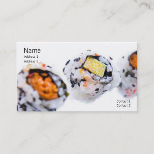 Visite Carte de profil Sushi