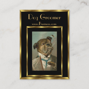 Visite Carte de profil Toiletteurs de chiens vintage 2