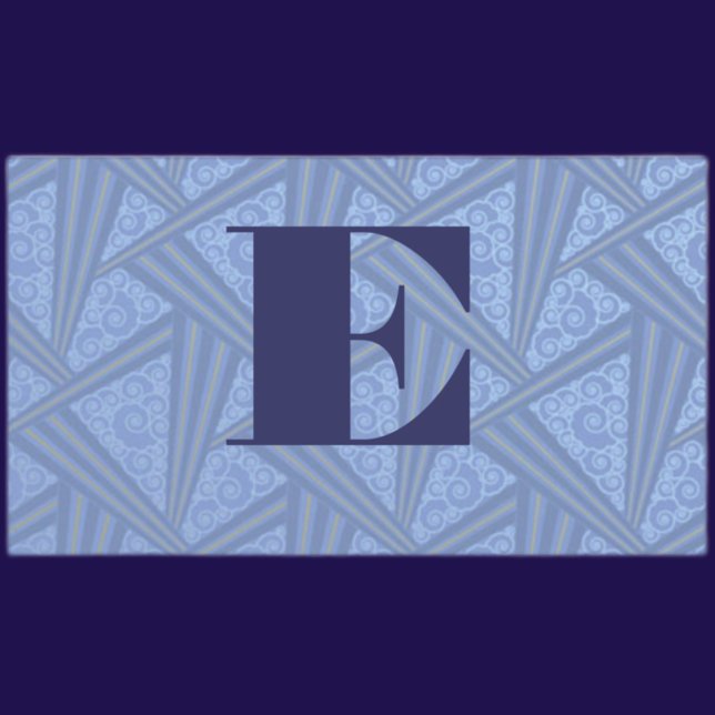 Visite Carte de profil Triangle Art déco (Créateur téléchargé)