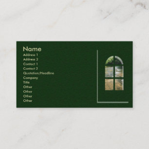Visite Carte de profil Zen-Window