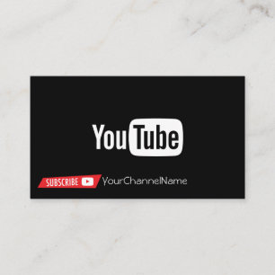 Visite Carte de publicité de canal