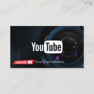 Visite Carte de publicité de canal