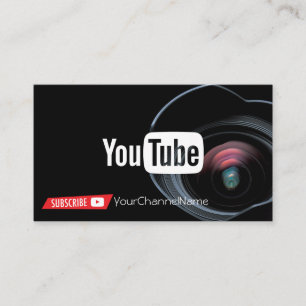 Visite Carte de publicité de canal