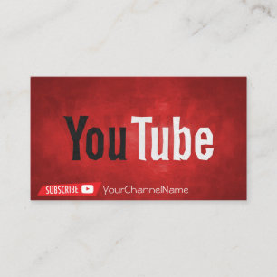 Visite Carte de publicité de canal