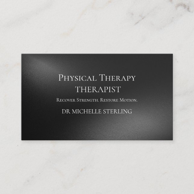 Visite Carte de rappel de rendez-vous de physiothérapie m (Devant)