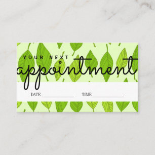 Visite Carte de rappel de rendez-vous personnalisé Votre