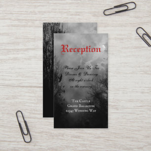 Visite Carte de réception personnalisée Hauné Raven Plein