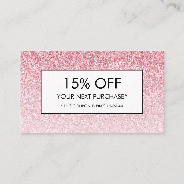 Visite Carte de réduction pour le salon de beauté et spa  (Devant)