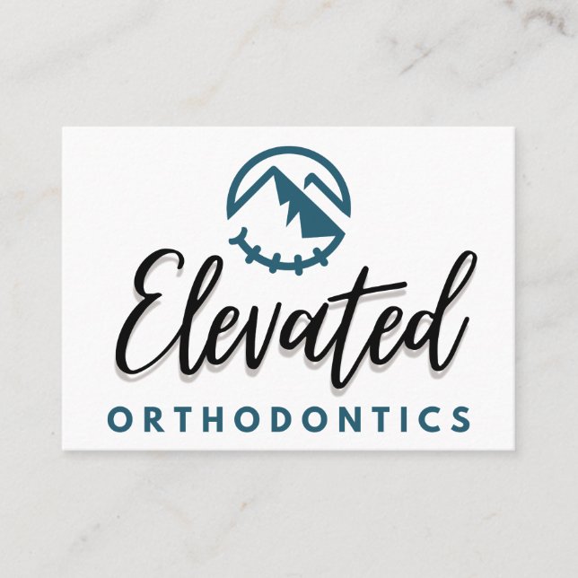 Visite Carte de référence Orthodontique élevée (Devant)