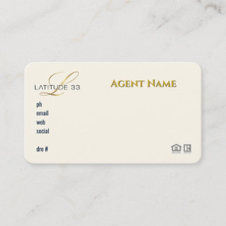 Visite Carte de relief en or Latitude 33 Newport Beach