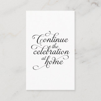 Visite Carte de remerciement de mariage