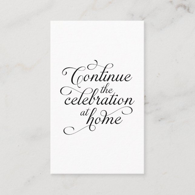 Visite Carte de remerciement de mariage (Devant)