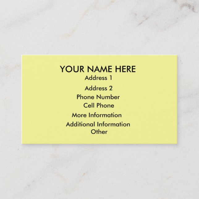 Visite Carte de remerciements personnalisable d'affaires (Devant)