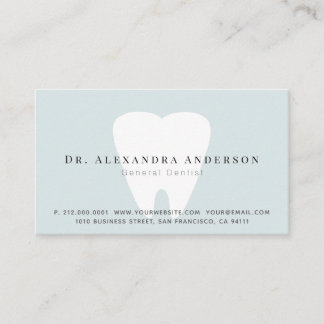 Visite Carte de rendez-vous Dentist Light Blue