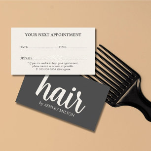 Visite Carte de rendez-vous minimaliste en gris beige