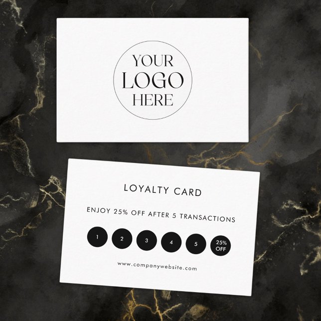 Visite Carte de rendez-vous simple avec logo d'entreprise (Front and Back)