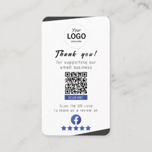 Visite Carte de révision Facebook