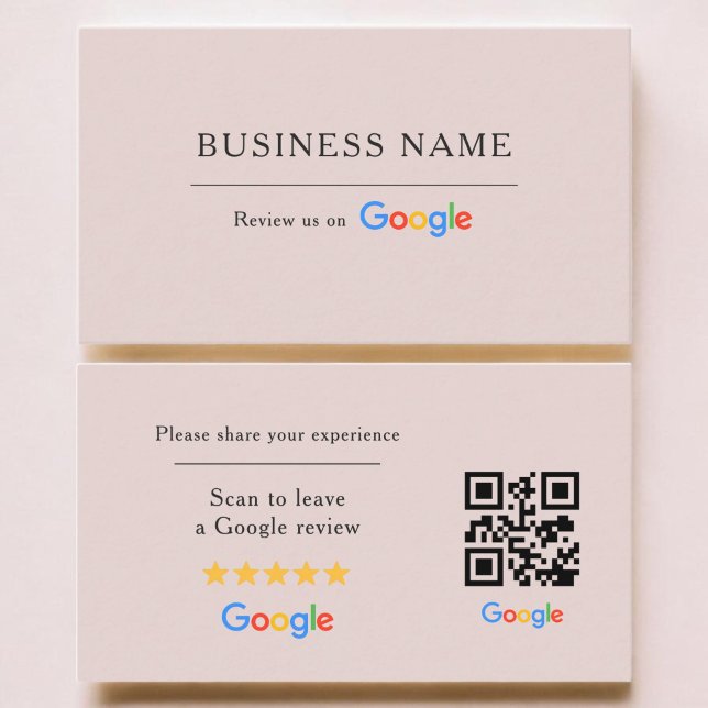 Visite Carte de révision Google QR Code Rose pour Spa et  (Créateur téléchargé)