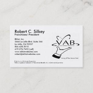 Visite Carte de Robert Silkey