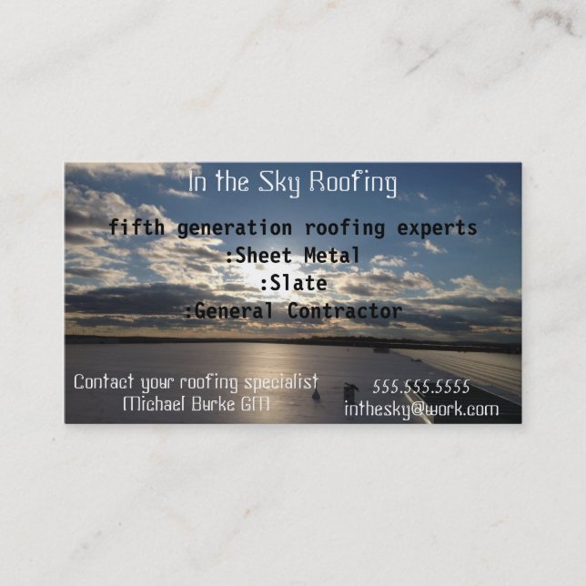 Visite Carte de société (Devant)