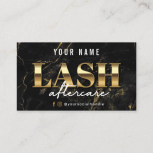 Visite Carte de soins postérieurs Gold Marble Luxury Las
