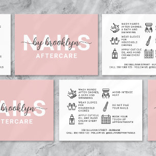 Visite Carte de soins postérieurs polonaise Gel Nail Tech