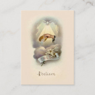 Visite Carte de souvenir de baptême de bébé catholique