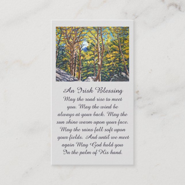 Visite Carte de Sympathie de l'image en mémoire aimée (Devant)