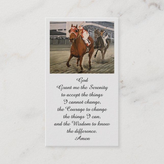 Visite Carte de Sympathie de l'image en mémoire aimée (Devant)