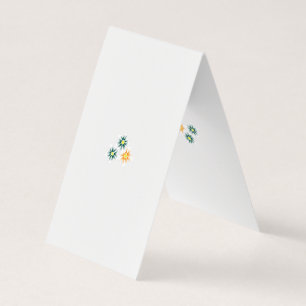 Visite Carte de tente florale minimaliste Mariage éléga