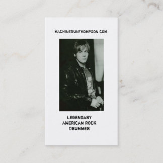 VISITE CARTE DE THOMPSON DE MITRAILLEUSE