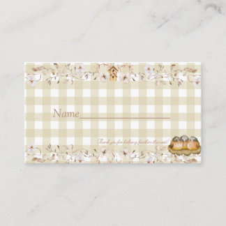 Visite Carte de tirage au sort de couche Little Birdie es