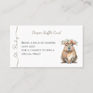 Visite Carte de tirage au sort de couche pour Baby Shower