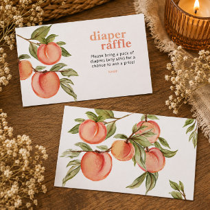 Visite Carte de tirage au sort de couche pour Baby Shower