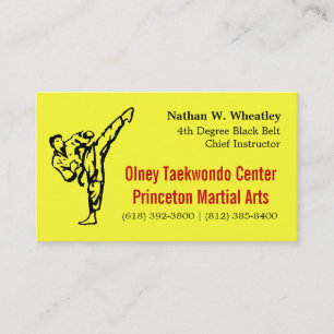 Visite Carte de TKD