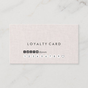Visite Carte de toile minimaliste propre professionnelle