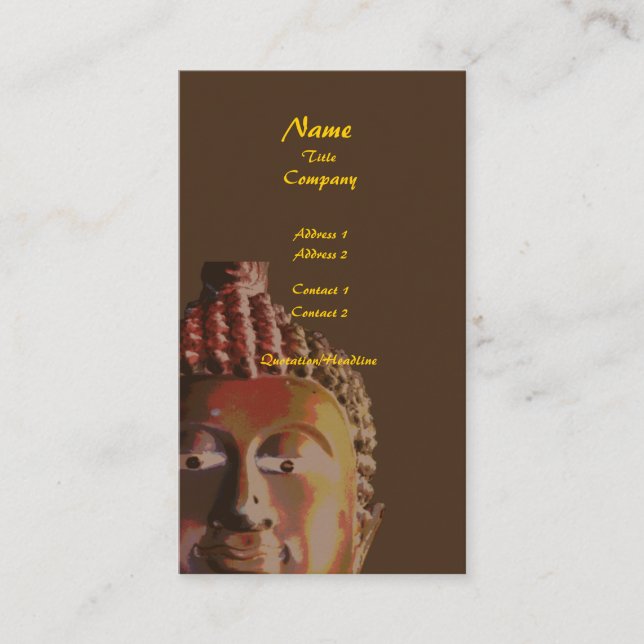 Visite Carte de visite, Bouddha veille sur vous ! (Devant)