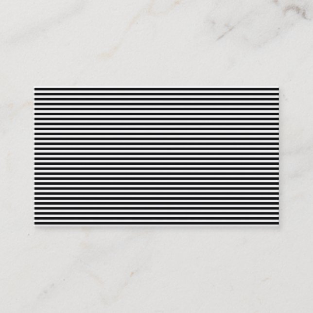 Visite Carte de visite/Créez votre propre noir et blanc (Devant)