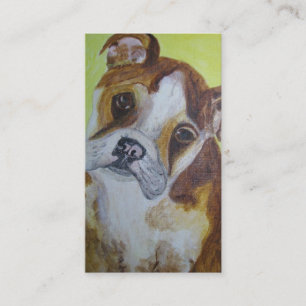 Visite Carte de visite, délivrance de bouledogue