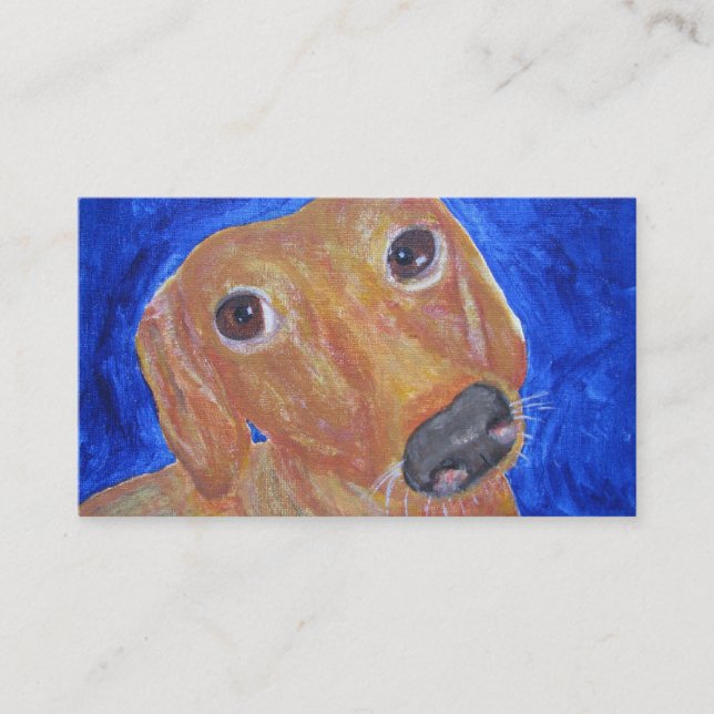 Visite Carte de visite, délivrance de teckel (Devant)