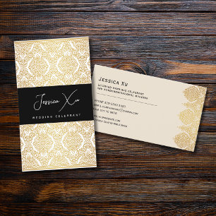 Visite Carte de visite, Mariage Style or Celebré