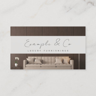 Visite Carte de visite, mobilier photo personnalisable